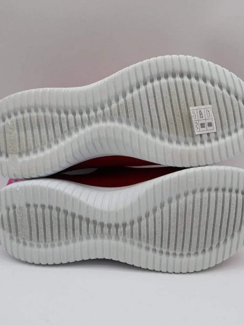 Skechers Ultra Flex First Take Women's Red Slip-On Sneakers Size 9